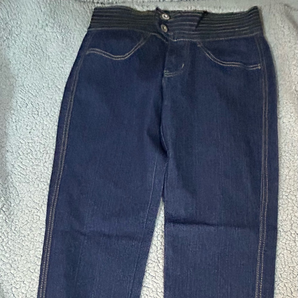 Be Girl Butt Lift Jeans with button fly closure Size 3/4